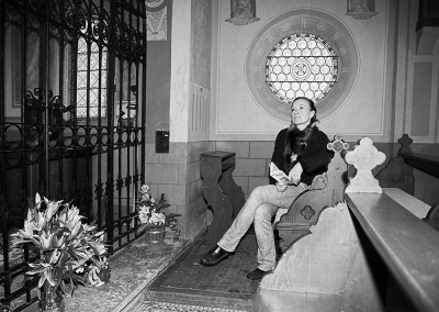 Privat: Ruhepause in der Kapelle Maria Buch