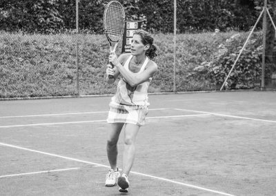 Privat spielt sie fast täglich Tennis