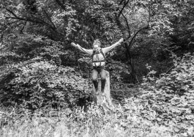 Anna R. privat im Wald